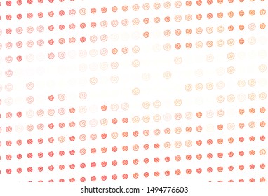 Light Red vector background with wry lines. Colorful abstract illustration with gradient lines. Template for cell phone screens.