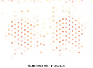 Light Red vector background with wry lines. A circumflex abstract illustration with gradient. A completely new design for your business.