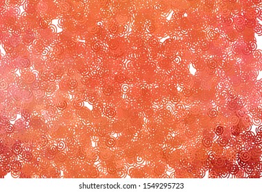 Light Red vector background with wry lines. A sample with colorful lines, shapes. Abstract style for your business design.