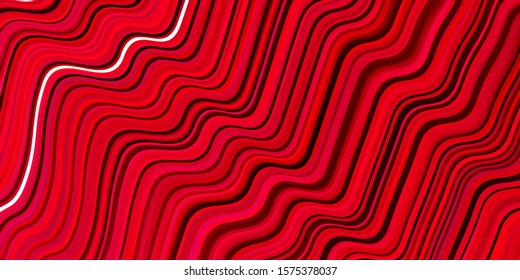 Light Red vector background with wry lines. A sample with colorful lines, shapes. Template for cell phone screens.