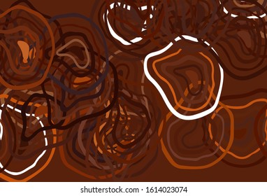 Light Red vector background with wry lines. Modern gradient abstract illustration with bandy lines. Abstract style for your business design.