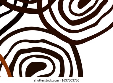 Light Red vector background with wry lines. Glitter abstract illustration with wry lines. Pattern for your business design.
