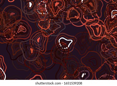 Fondo vectorial rojo claro con líneas raras. Una elegante ilustración brillante con gradiente.  Patrón para el diseño de su empresa.