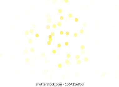Light Red vector background with xmas snowflakes. Colorful decorative design in xmas style with snow. Template for a new year background.
