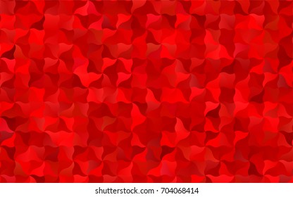 Light Red vector bandy template. Geometric illustration in Origami style with gradient.  The template can be used as a background for cell phones.