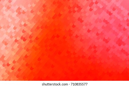Light Red vector bandy template. Colorful illustration in abstract cranked style with gradient. A new texture for your design.