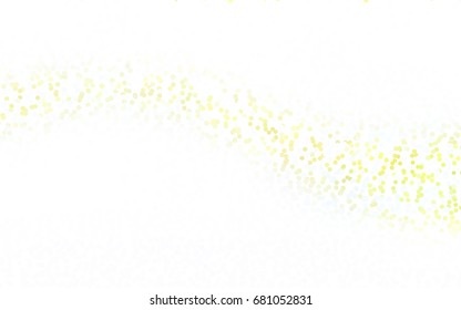 Light Red vector banner with circles, spheres. Abstract spots. Background of Art bubbles in halftone style with colored gradient.