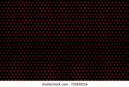 Light Red vector banner with circles, spheres. Abstract spots. Background of Art bubbles in halftone style with colored gradient.