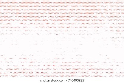 Light Red vector banner with circles, spheres. Abstract spots. Background of Art bubbles in halftone style with colored gradient.