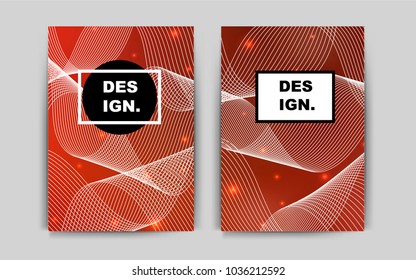 Light Red vector banner for websites. Booklet with textbox on colorful abstract background. Beautiful design for cover of notepads.