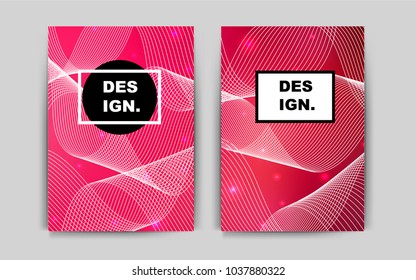 Light Red vector banner for websites. Beautiful colored sample in A4 size. Pattern can be used as a template for calendars.