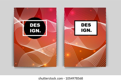 Light Red vector banner for websites. Web interface on abstract background with colorful gradient. Pattern can be used as a template for calendars.