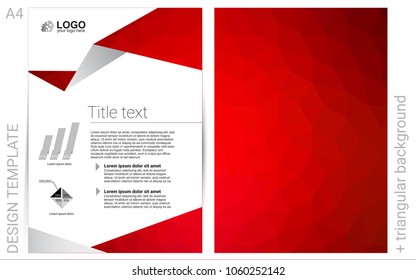 Light Red vector  banner for websites. Beautiful colored sample in A4 size. The pattern can be used for any ad, booklets.