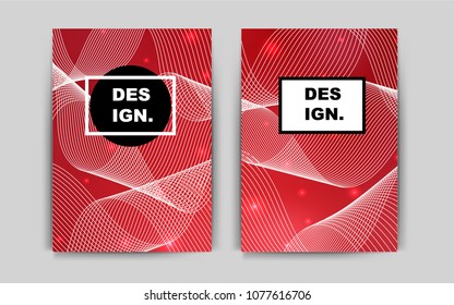 Light Red vector banner for websites. Glitter abstract design concept with text box. New design for a poster, banner of your website.