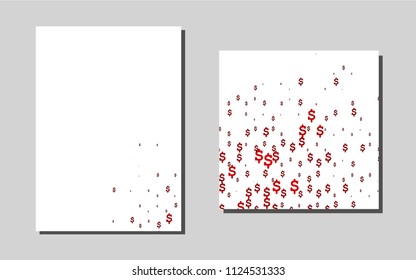 Light Red vector banner for websites. Blurred decorative design in abstract style with textbox. Completely new template for your brand book.