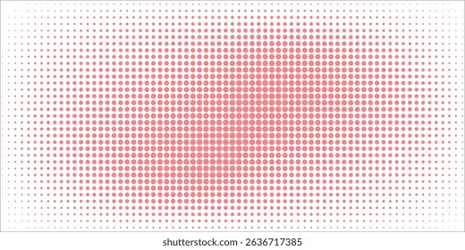 Light Red vector banners set of circles, spheres. Abstract spots. Art Background of bubbles in halftone style with colored gradient.