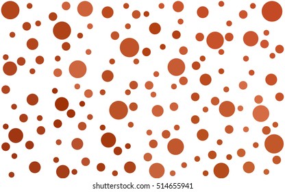 Light Red Vector banners banners set of circles, spheres. Network design, technology science, vector illustration