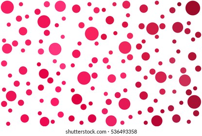 Light Red Vector banners set of circles, spheres. Abstract Circles. Art Vector Background.