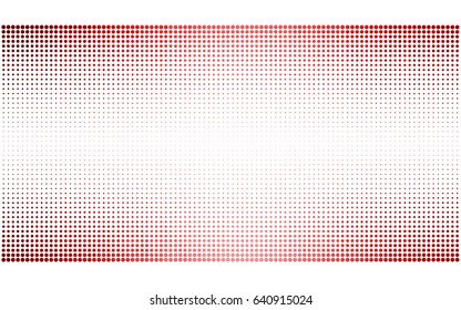 Light Red vector banners set of circles, spheres. Abstract spots. Art Background of bubbles in halftone style with colored gradient.