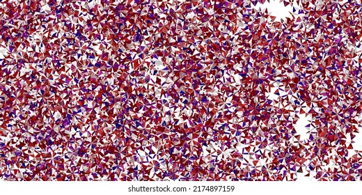 Light red vector beautiful snowflakes backdrop with flowers. Simple abstract illustration with ice, snow, snowflakes. New year websites pattern.