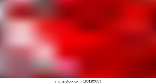 Hellrotes Vektorunscharfmuster. Farbige Illustration mit Farbverlauf-Stil im Halbtonstil. Multifunktionsfähiges App-Design.