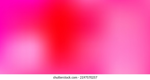 Light Red vector blur template. Abstract colorful illustration in blur style with gradient. Landing pages design.