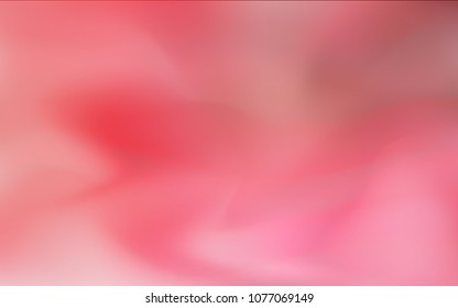 Light Red vector blurred background. Brand-new colored illustration in blurry style with gradient. A new texture for your design.