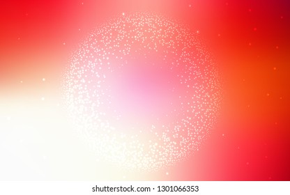 Light Red vector blurred background. Colorful abstract illustration with gradient. Background for designs.