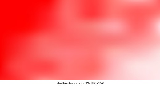 Light red vector blurred background. Shining colorful blur illustration in abstract style. Your business gesign.