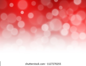 Light Red vector blurred bright background. A completely new color illustration in a bokeh style. The blurred design can be used for your web site.