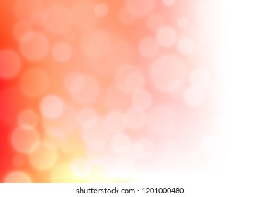 Light Red vector blurred bright background. Colorful abstract illustration with gradient. The blurred design can be used for your web site.