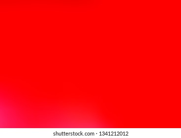 Light Red vector blurred bright template. Colorful illustration in blurry style with gradient. A new texture for your design.
