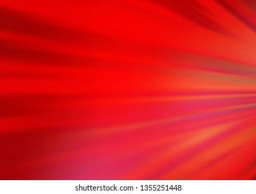 Light Red vector blurred bright background. An elegant bright illustration with gradient. Brand new design for your business.