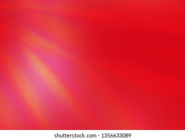 Light Red vector blurred bright background. Colorful illustration in abstract style with gradient. A completely new template for your design.