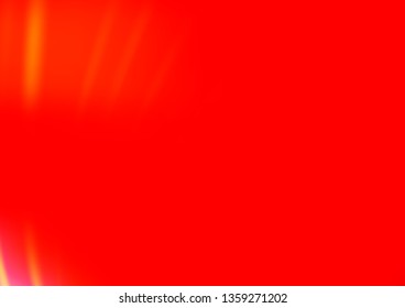 Light Red vector blurred bright template. A completely new color illustration in a bokeh style. The best blurred design for your business.