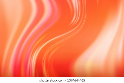 Light Red vector blurred bright texture. Colorful abstract illustration with gradient. Background for designs.