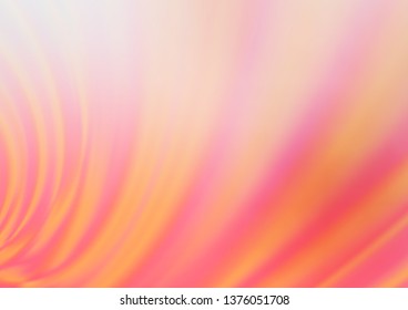 Light Red vector blurred bright template. An elegant bright illustration with gradient. The background for your creative designs.