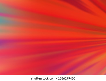Light Red vector blurred bright template. Creative illustration in halftone style with gradient. A completely new design for your business.