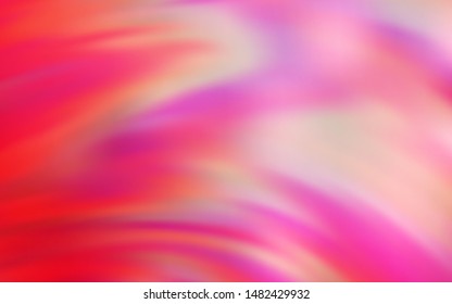 Light Red vector blurred bright template. Colorful abstract illustration with gradient. Background for a cell phone.