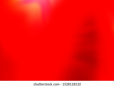 Light Red vector blurred bright background. Colorful abstract illustration with gradient. A completely new template for your design.