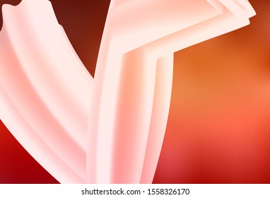 Light Red vector blurred bright texture. Colorful illustration in abstract style with gradient. Elegant background for a brand book.