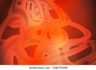 Light Red vector blurred bright pattern. Creative illustration in halftone style with gradient. Elegant background for a brand book.