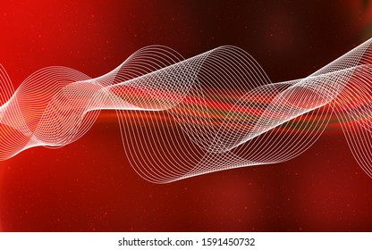 Light Red vector blurred bright template. Abstract colorful illustration with gradient. Blurred design for your web site.