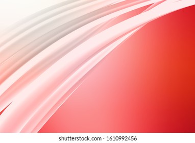 Light Red vector blurred bright template. Glitter abstract illustration with gradient design. New way of your design.