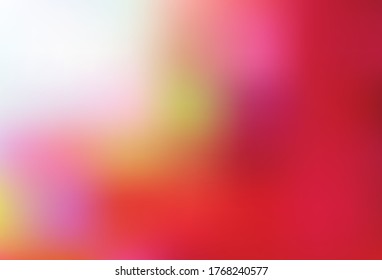 Light Red vector blurred bright texture. Abstract colorful illustration with gradient. Elegant background for a brand book.