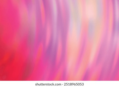 Vetor vermelho claro turvo padrão brilhante. Ilustração abstrata moderna com gradiente. Design turvo para o seu site.