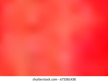 Light Red vector blurred bright background. Colorful abstract illustration with gradient. A completely new template for your business design.