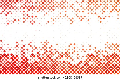 Light Red vector Blurred bubbles on abstract background with colorful gradient. Blurred bubbles on abstract background with colorful gradient. Modern template for landing page.