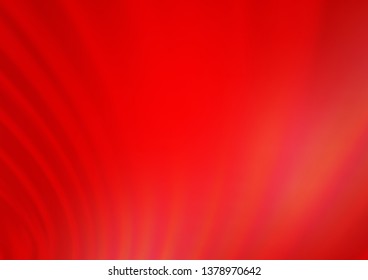 Light Red vector blurred and colored background. A completely new color illustration in a bokeh style. The template can be used for your brand book.