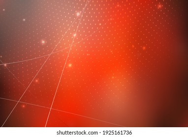 Light Red vector Blurred decorative design in abstract style with bubbles. Blurred decorative design in abstract style with bubbles. Simple design for your web site.